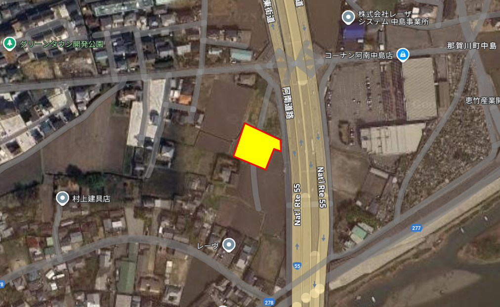 阿南市 才見町三本松 （阿南駅 ） 住宅用地